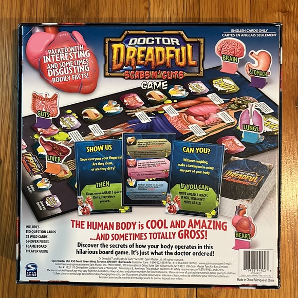 Doctor Dreadful Board Game - NEW - Educational Science Game - Picture 2 of 8